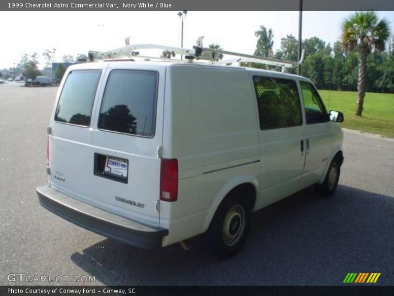 Ivory White / Blue 1999 Chevrolet Astro Commercial Van