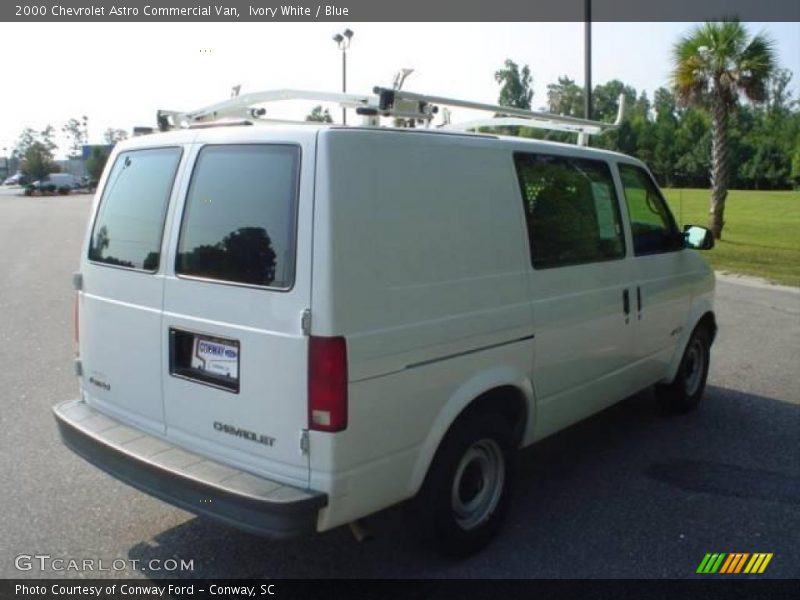Ivory White / Blue 2000 Chevrolet Astro Commercial Van