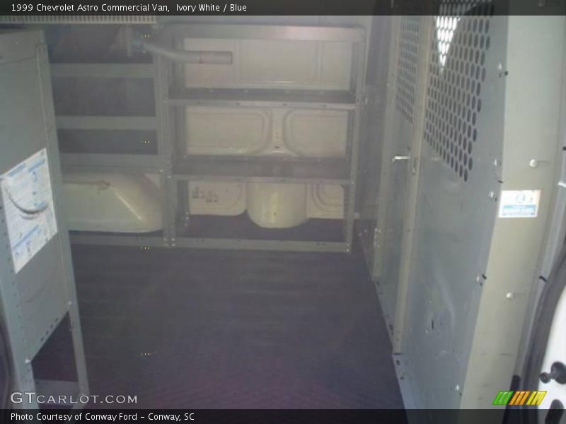 Ivory White / Blue 1999 Chevrolet Astro Commercial Van