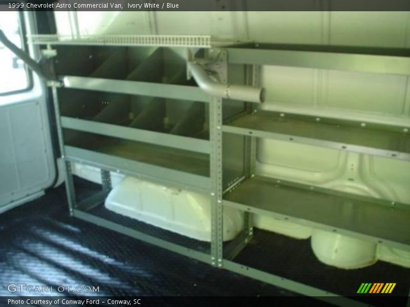 Ivory White / Blue 1999 Chevrolet Astro Commercial Van