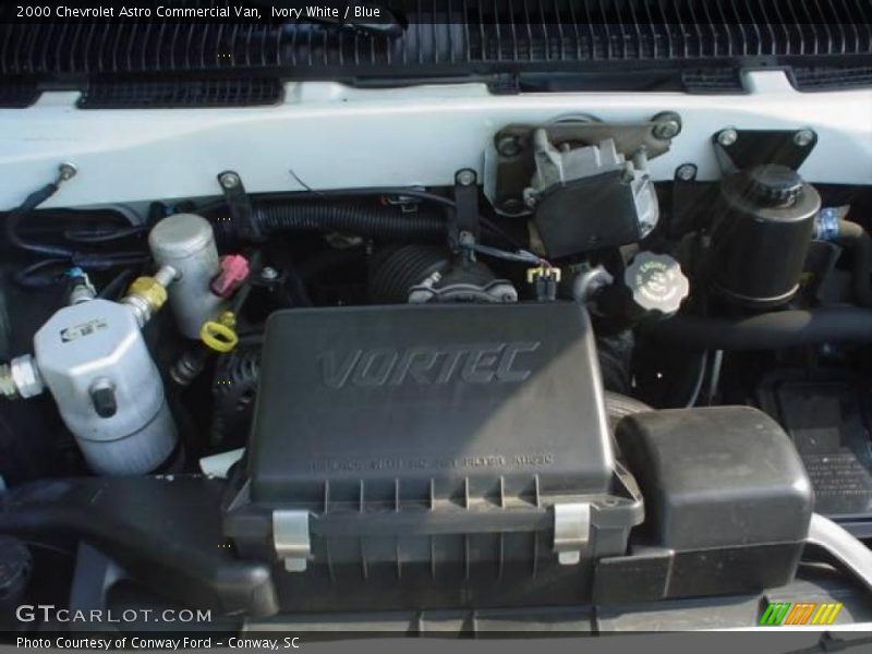Ivory White / Blue 2000 Chevrolet Astro Commercial Van