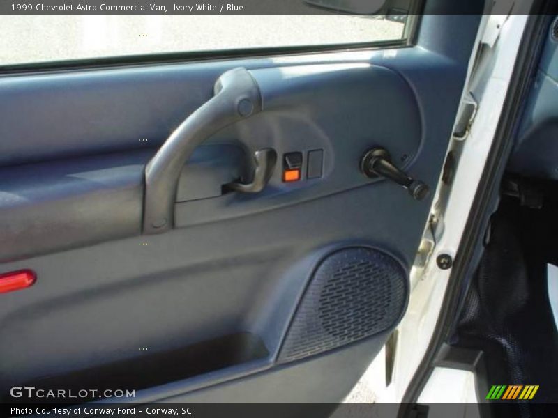 Ivory White / Blue 1999 Chevrolet Astro Commercial Van