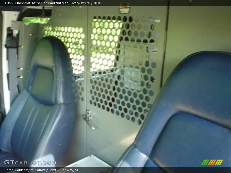 Ivory White / Blue 1999 Chevrolet Astro Commercial Van