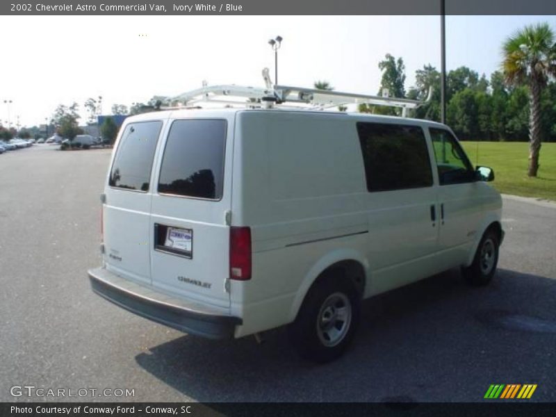 Ivory White / Blue 2002 Chevrolet Astro Commercial Van