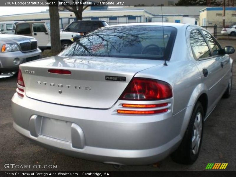 Bright Silver Metallic / Dark Slate Gray 2004 Dodge Stratus SE Sedan