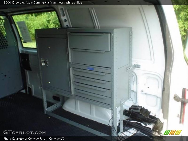 Ivory White / Blue 2000 Chevrolet Astro Commercial Van