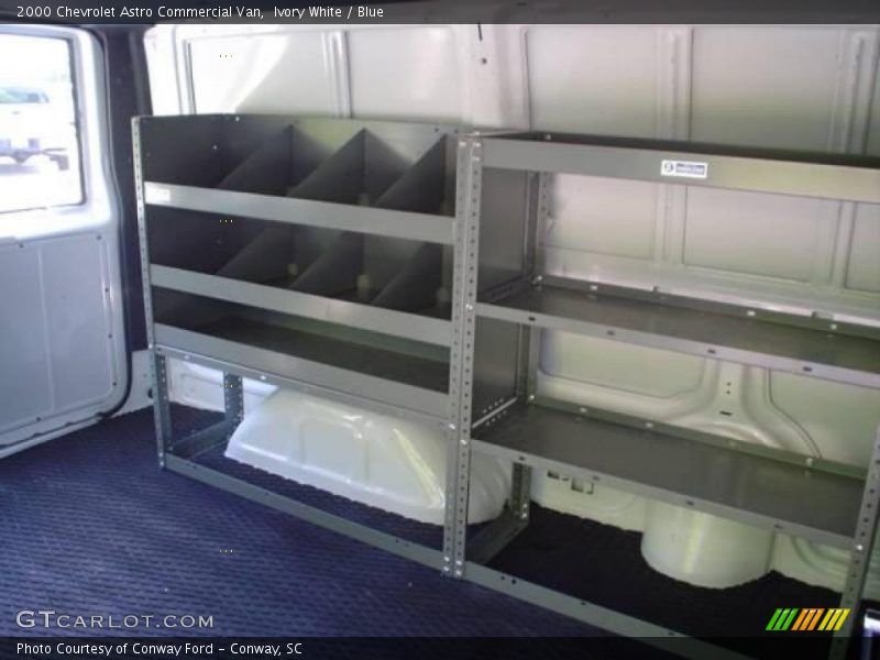Ivory White / Blue 2000 Chevrolet Astro Commercial Van