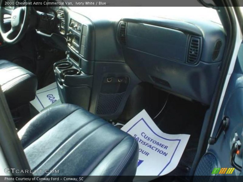 Ivory White / Blue 2000 Chevrolet Astro Commercial Van