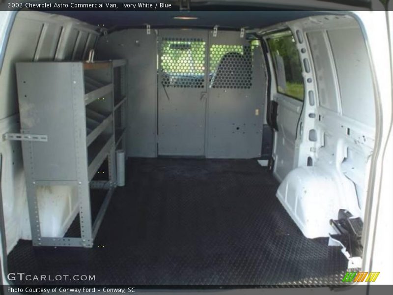 Ivory White / Blue 2002 Chevrolet Astro Commercial Van