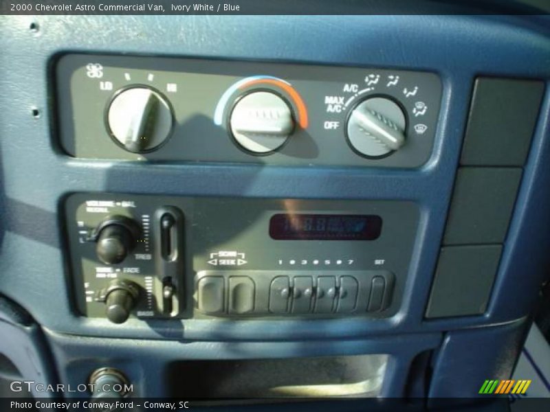 Ivory White / Blue 2000 Chevrolet Astro Commercial Van