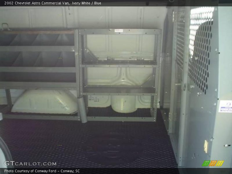 Ivory White / Blue 2002 Chevrolet Astro Commercial Van