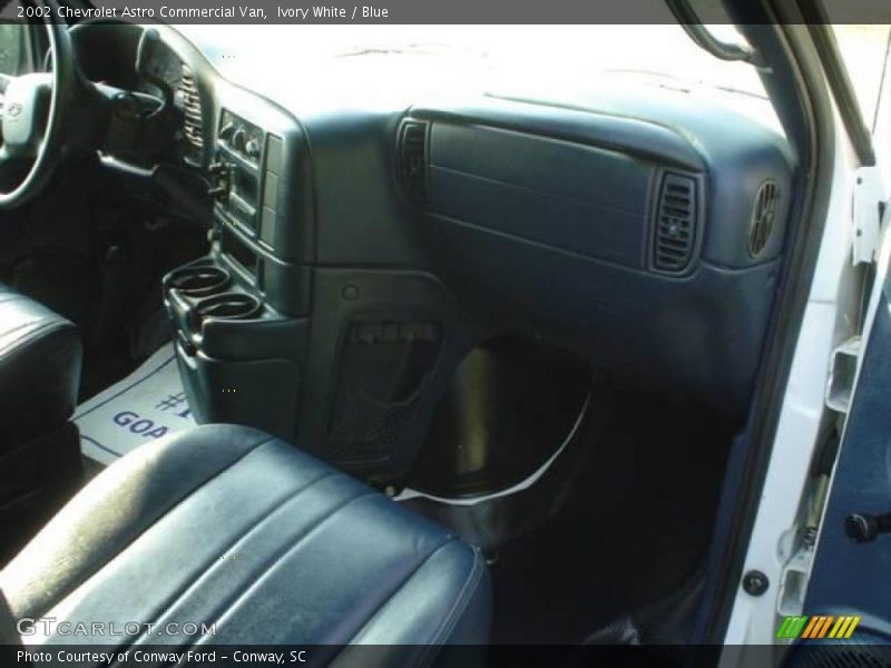 Ivory White / Blue 2002 Chevrolet Astro Commercial Van