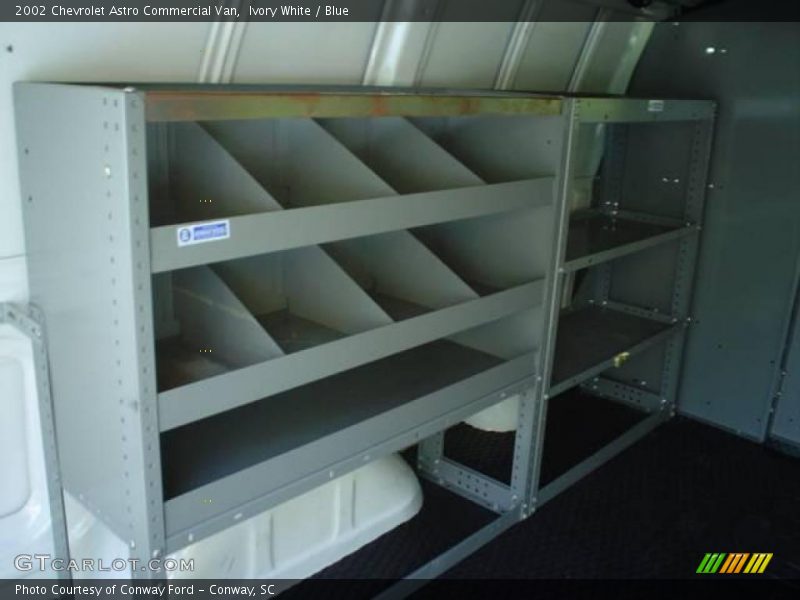 Ivory White / Blue 2002 Chevrolet Astro Commercial Van