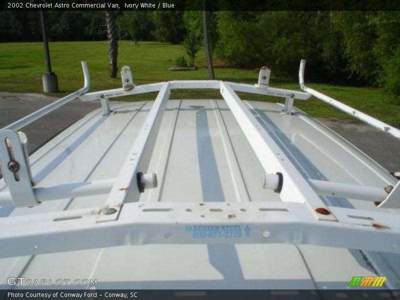 Ivory White / Blue 2002 Chevrolet Astro Commercial Van