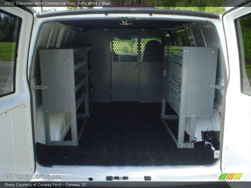 Ivory White / Blue 2002 Chevrolet Astro Commercial Van