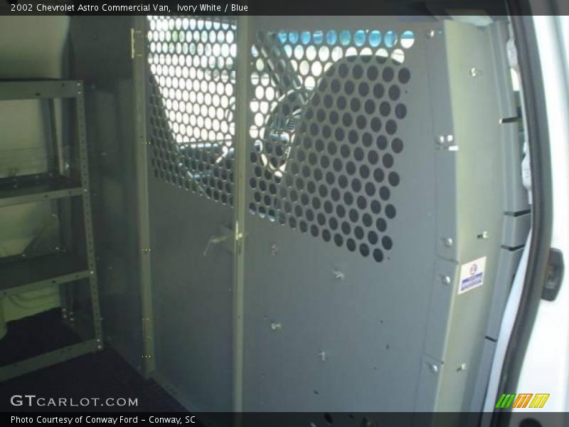 Ivory White / Blue 2002 Chevrolet Astro Commercial Van