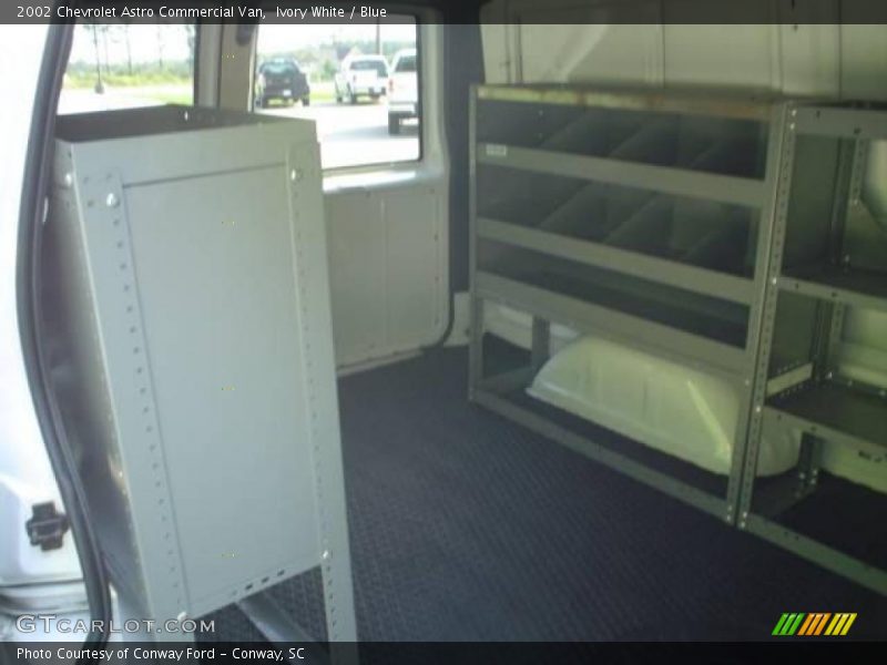 Ivory White / Blue 2002 Chevrolet Astro Commercial Van
