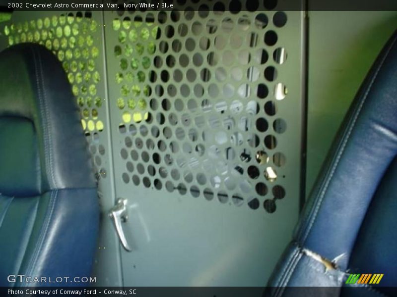 Ivory White / Blue 2002 Chevrolet Astro Commercial Van