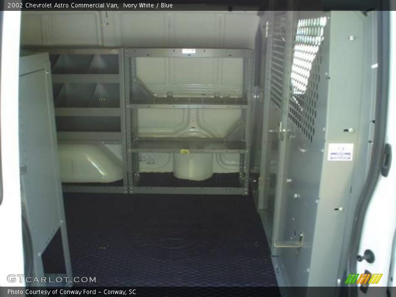 Ivory White / Blue 2002 Chevrolet Astro Commercial Van