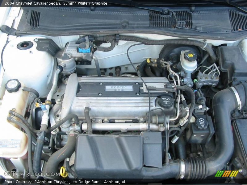 Summit White / Graphite 2004 Chevrolet Cavalier Sedan