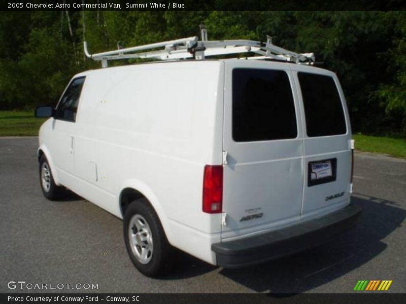 Summit White / Blue 2005 Chevrolet Astro Commercial Van