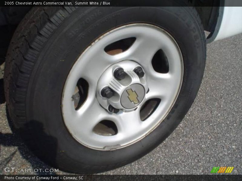 Summit White / Blue 2005 Chevrolet Astro Commercial Van