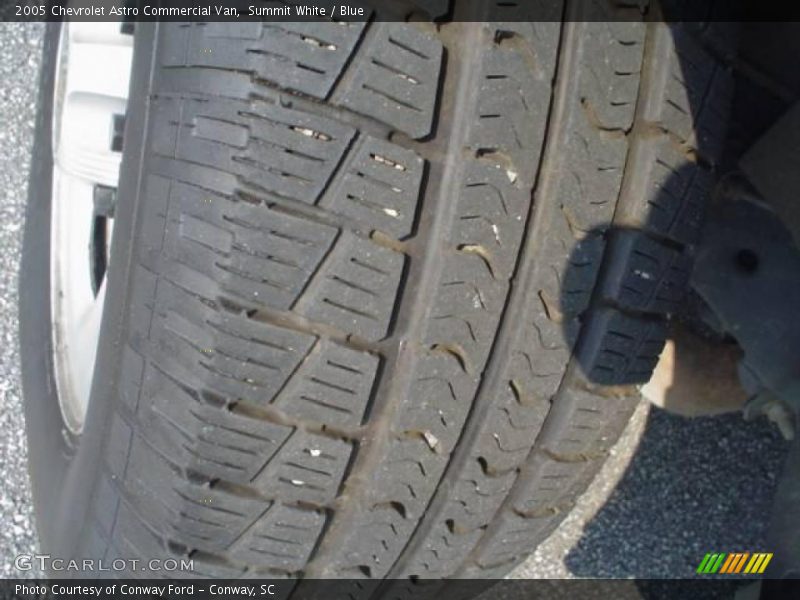 Summit White / Blue 2005 Chevrolet Astro Commercial Van