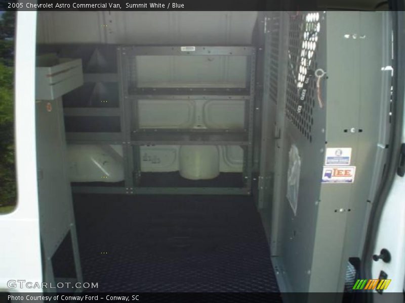 Summit White / Blue 2005 Chevrolet Astro Commercial Van
