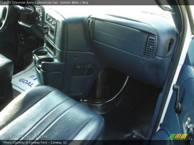 Summit White / Blue 2005 Chevrolet Astro Commercial Van