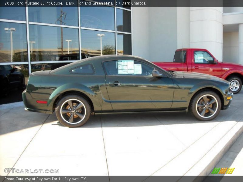Dark Highland Green Metallic / Dark Charcoal 2009 Ford Mustang Bullitt Coupe
