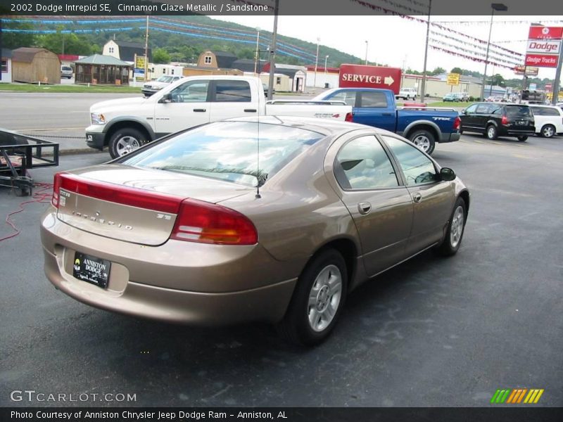 Cinnamon Glaze Metallic / Sandstone 2002 Dodge Intrepid SE