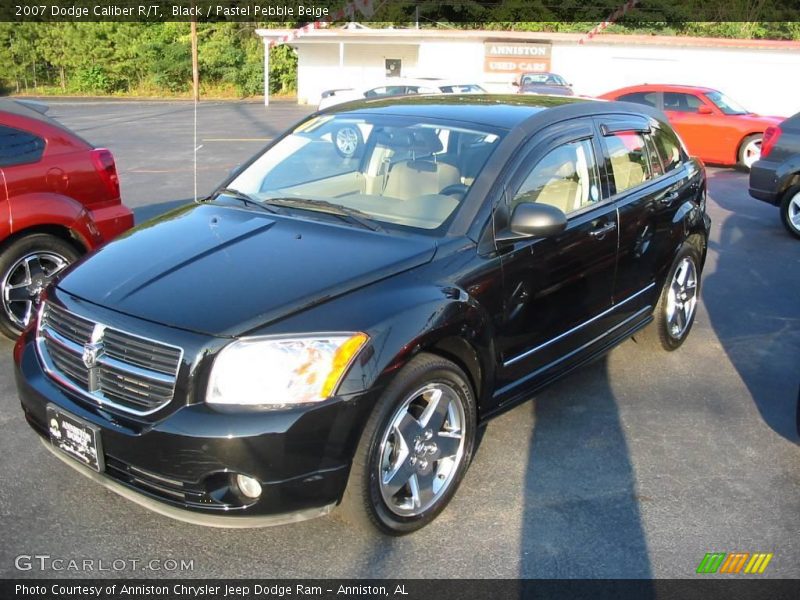 Black / Pastel Pebble Beige 2007 Dodge Caliber R/T