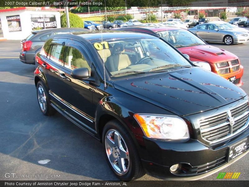 Black / Pastel Pebble Beige 2007 Dodge Caliber R/T