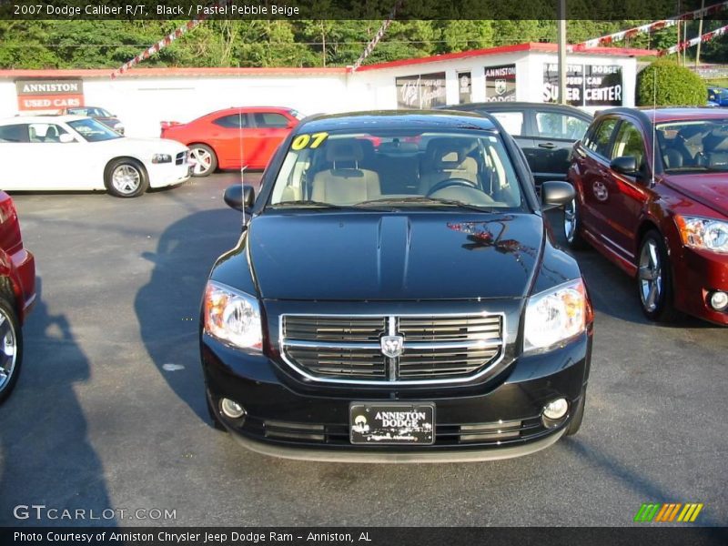 Black / Pastel Pebble Beige 2007 Dodge Caliber R/T