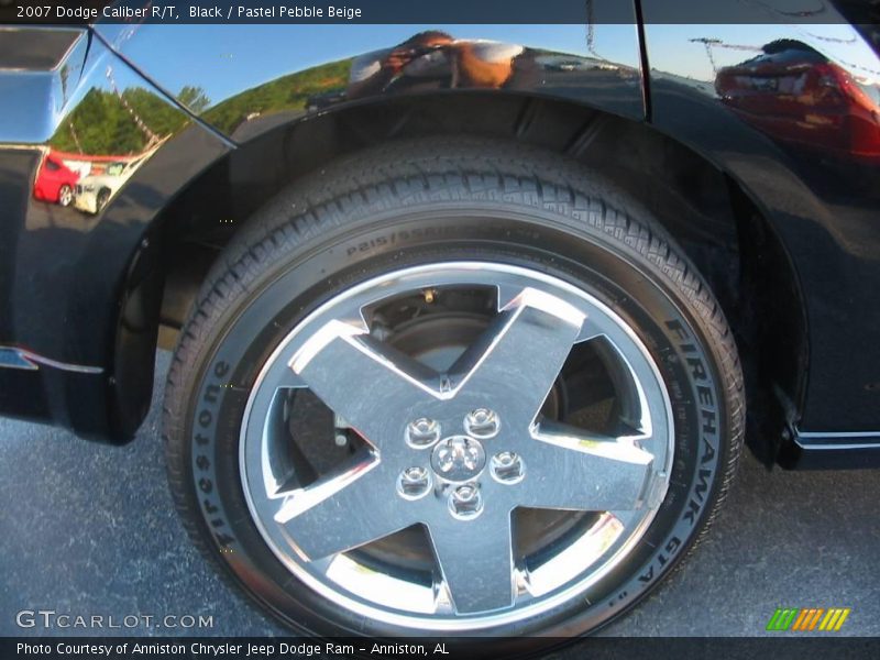 Black / Pastel Pebble Beige 2007 Dodge Caliber R/T