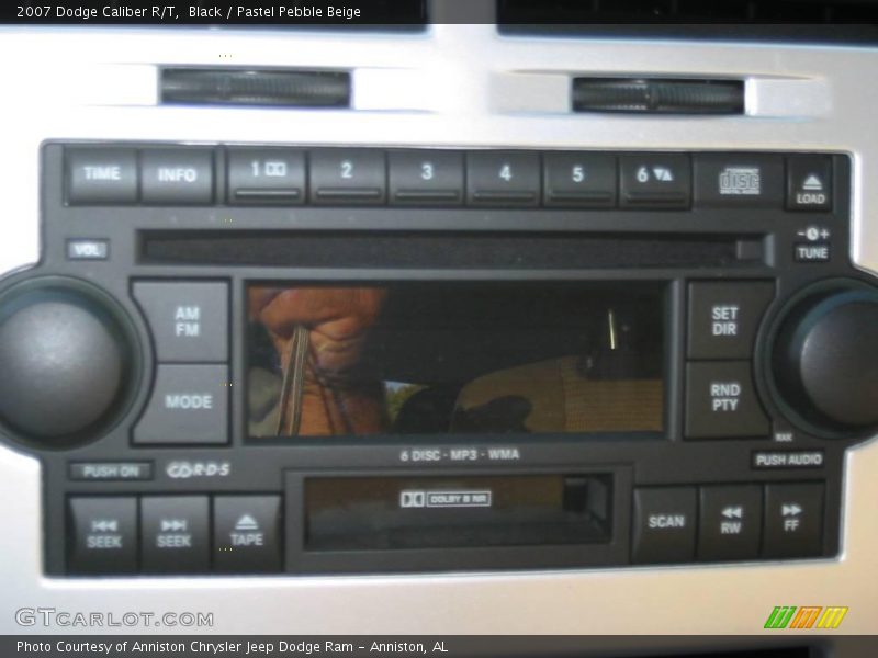 Black / Pastel Pebble Beige 2007 Dodge Caliber R/T