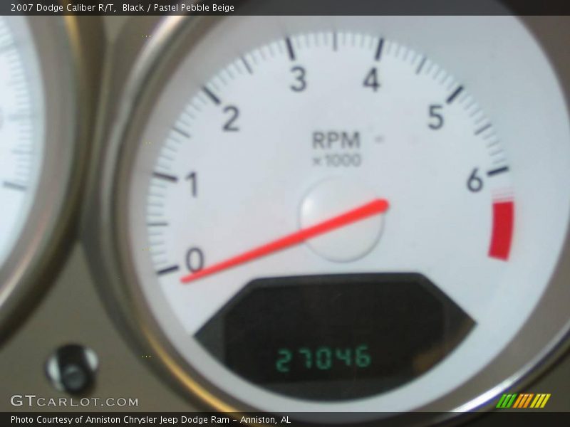 Black / Pastel Pebble Beige 2007 Dodge Caliber R/T