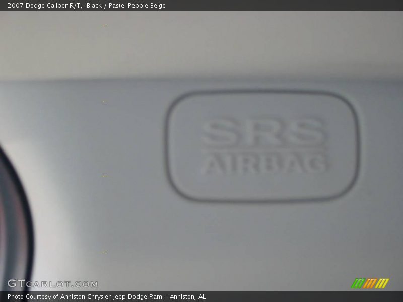 Black / Pastel Pebble Beige 2007 Dodge Caliber R/T