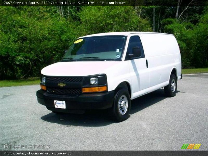 Summit White / Medium Pewter 2007 Chevrolet Express 2500 Commercial Van
