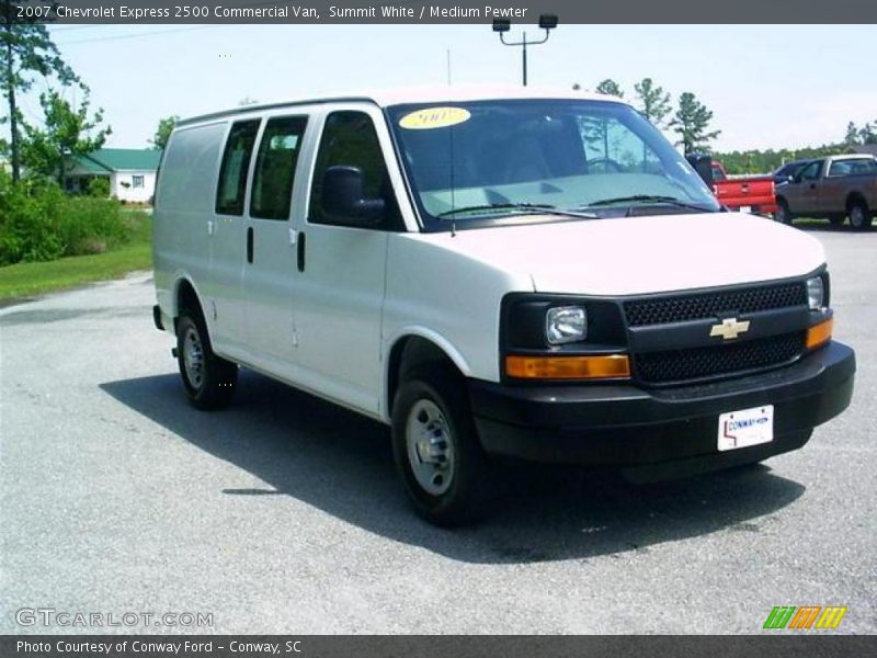 Summit White / Medium Pewter 2007 Chevrolet Express 2500 Commercial Van