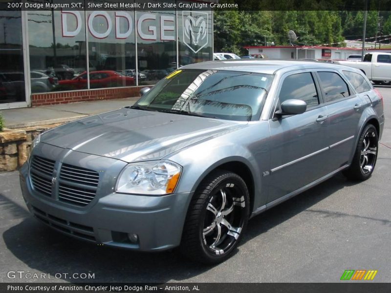 Silver Steel Metallic / Dark Slate Gray/Light Graystone 2007 Dodge Magnum SXT