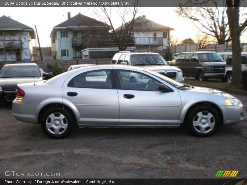 Bright Silver Metallic / Dark Slate Gray 2004 Dodge Stratus SE Sedan