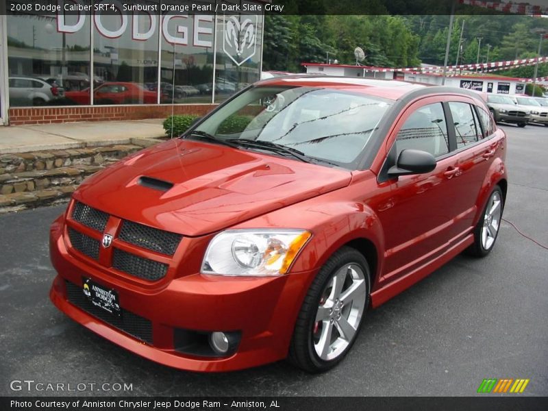 Sunburst Orange Pearl / Dark Slate Gray 2008 Dodge Caliber SRT4