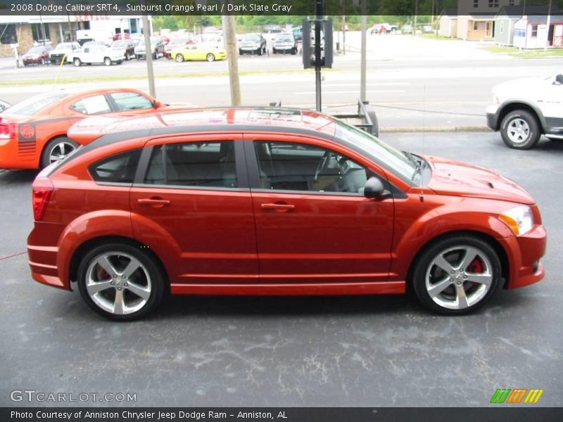 Sunburst Orange Pearl / Dark Slate Gray 2008 Dodge Caliber SRT4