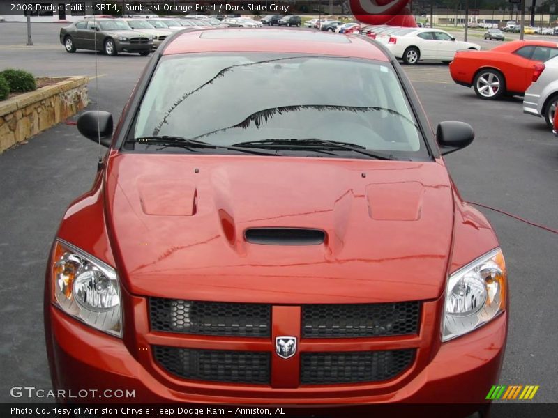Sunburst Orange Pearl / Dark Slate Gray 2008 Dodge Caliber SRT4