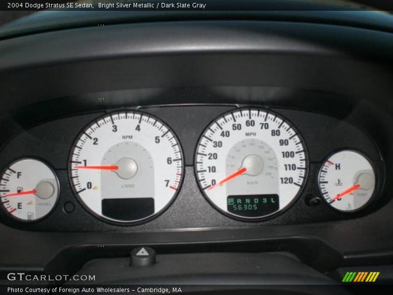 Bright Silver Metallic / Dark Slate Gray 2004 Dodge Stratus SE Sedan