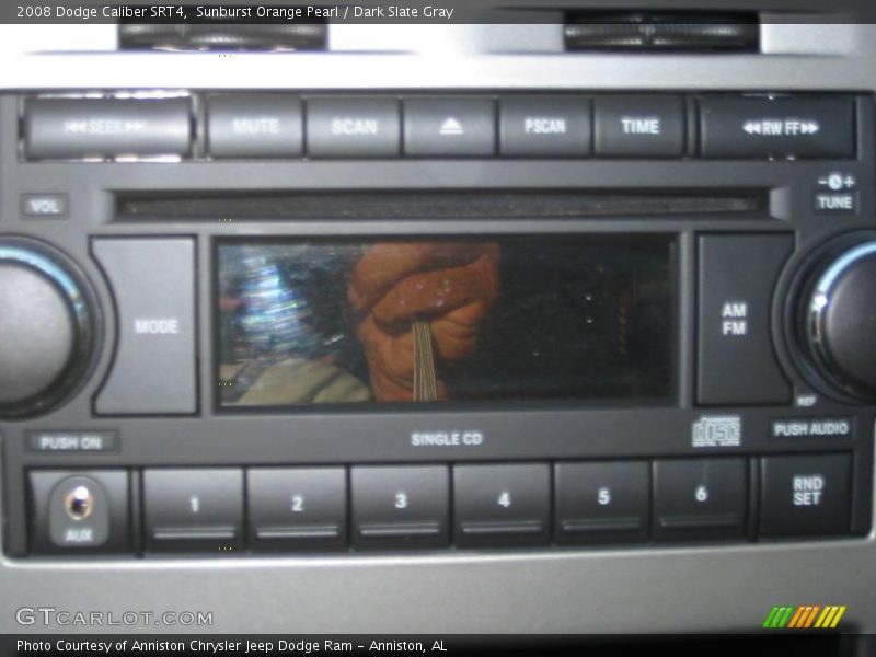 Sunburst Orange Pearl / Dark Slate Gray 2008 Dodge Caliber SRT4