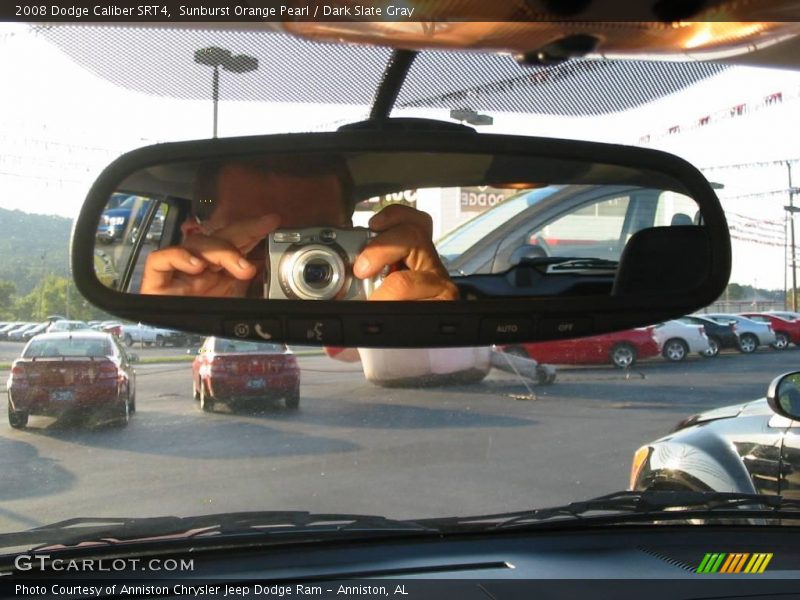 Sunburst Orange Pearl / Dark Slate Gray 2008 Dodge Caliber SRT4