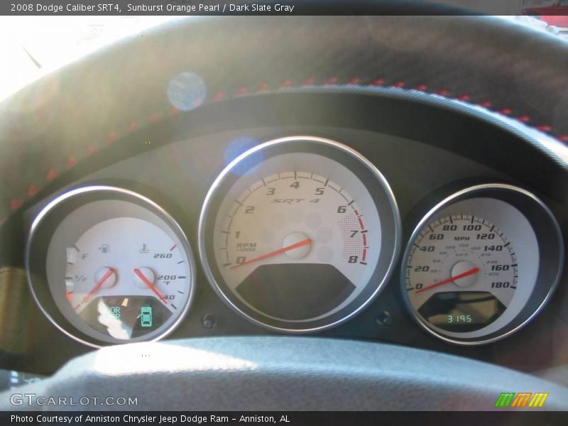 Sunburst Orange Pearl / Dark Slate Gray 2008 Dodge Caliber SRT4