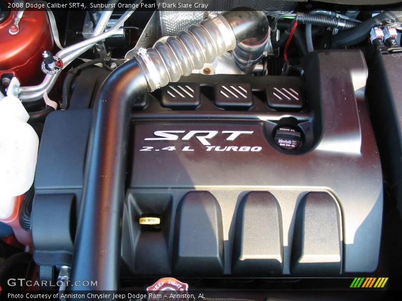Sunburst Orange Pearl / Dark Slate Gray 2008 Dodge Caliber SRT4